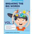 Breaking The Big Words VOLUME 2 (V/CV): A Syllable Division Activity Series - Paperback