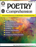 Poetry Comprehension, Grades 6 - 8 - Paperback