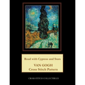 Road with Cypress and Stars: Van Gogh Cross Stitch Pattern - Paperback