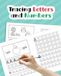 Tracing Letters and Numbers: Learn How to Write Alphabet Upper and Lower Case and Numbers 1-10 for Preschool, Kindergarten, and Kids Ages 3-5 - Paperback