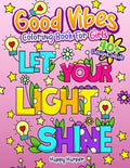 Good Vibes Coloring Book - Paperback