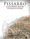 Pissarro Coloring Book: 8 Paintings from the Master - Paperback