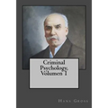 Criminal Psychology, Volumen 1 - Paperback