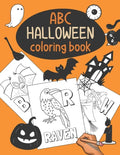 Halloween ABC Coloring Book: Color & Learn the Alphabet - Halloween Coloring Book for Kids - Paperback