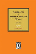 North Carolina Wills, 1663-1760, Abstracts Of. - Paperback