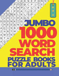 Jumbo 1000 Word Search Puzzle Books For Adults: The Biggest Brain Games Word Search Puzzles - Paperback