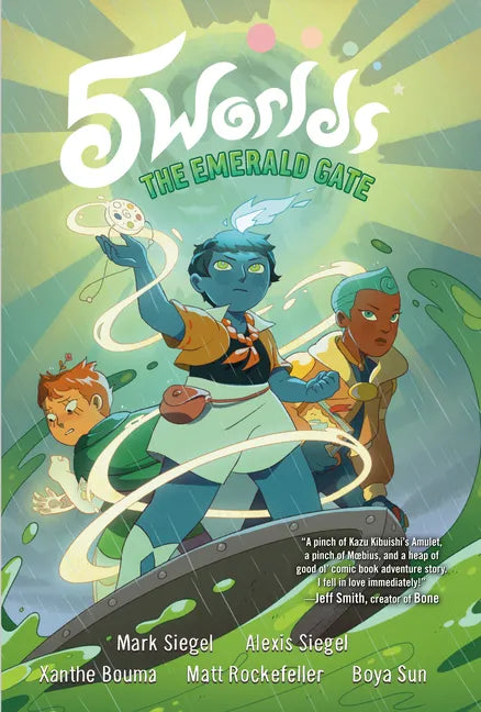 5 Worlds Book 5: The Emerald Gate: (A Graphic Novel) - Paperback