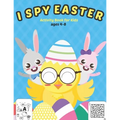 I Spy Easter Activity Book for Kids Ages 4-8: A Fun Activity Easter Things with Guessing Game, Word Search, Mazes and Coloring Pages for Kids, Todddle - Paperback