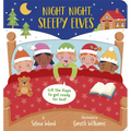 Night Night, Sleepy Elves: A Lift-The-Flap Bedtime Christmas Book - Board Book