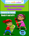 Hands-on Phonic Activities Montessori Method: Learn to Read Book 4 - Paperback