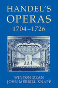 Handel's Operas, 1704-1726 - Hardcover