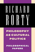 Philosophy as Cultural Politics - Paperback