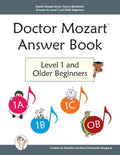 Doctor Mozart Music Theory Workbook Answers for Level 1 and Older Beginners - Paperback