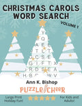 Christmas Carols Word Search, Vol 1: Large Print Holiday Puzzle Fun for Kids and Adults - Paperback