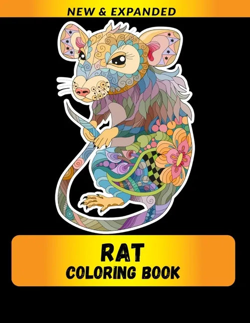 Rat Coloring Book (New & Expanded): Wonderful rat Coloring Book For rat Lover, Adults, Teens - Paperback