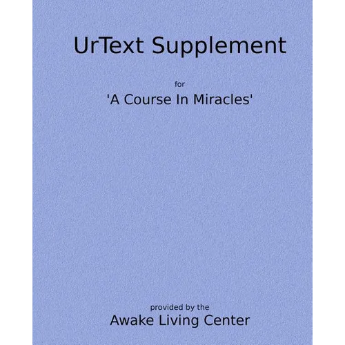 UrText Supplement - Paperback