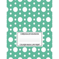 Composition Notebook - College Ruled Line Paper: White Circle Pattern, 120 Pages, 8.5x11 in - Paperback