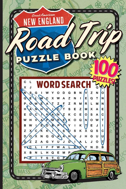 Great New England Road Trip Puzzle Book - Paperback