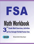 FSA Math Workbook: 3rd Grade Math Exercises, Activities, and Two Full-Length FSA Math Practice Tests - Paperback