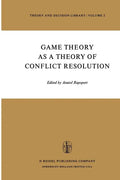Game Theory as a Theory of Conflict Resolution - Hardcover