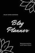 Blog Planner: Bloggers Design, Plan, & Create Using Content Strategy Planning, Creating Social Media Post, Blogger Gift, Journal - Paperback