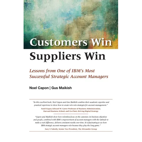 Customers Win, Suppliers Win - Hardcover