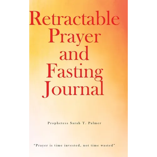 Retractable Prayer and Fasting Journal - Hardcover