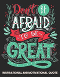 Inspirational and Motivational quote: Adult Coloring Book Positive quotes for Man, Women, Teen and Girls - Paperback