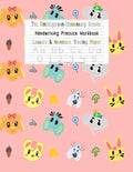 The Kindergarten Elementary Grades Handwriting Practice Notebook For Girls: Letter & Number Tracing Paper - VOL 11 - letter tracing books for children - Paperback