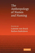 An Anthropology of Names and Naming - Paperback