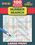 100 Number Search Puzzles: Number Search Puzzle Book for Adults, Teens and Seniors, Large Print-Edition, with Solutions (Search and Find) - Paperback