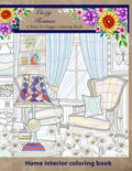 Cozy Homes. A Time to Hygge coloring Book. - Paperback