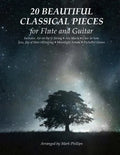 20 Beautiful Classical Pieces for Flute and Guitar - Paperback