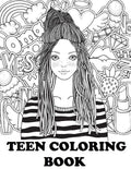 Teen Coloring Book: Cute Coloring Book for Teen Girls - Paperback