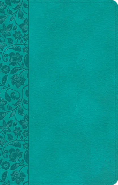 NASB Large Print Personal Size Reference Bible, Teal Leathertouch, Indexed - Imitation Leather