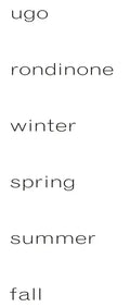Ugo Rondinone: Winter, Spring, Summer, Fall - Hardcover