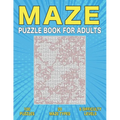 Maze Puzzle Book for Adults: 100 Adult Maze Book - Paperback