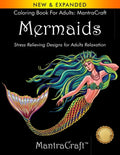 Coloring Book for Adults: MantraCraft: Mermaids: Stress Relieving Designs for Adults Relaxation - Paperback