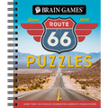 Brain Games - Route 66 Puzzles: More Than 140 Puzzles Celebrating America's Famous Road - Spiral