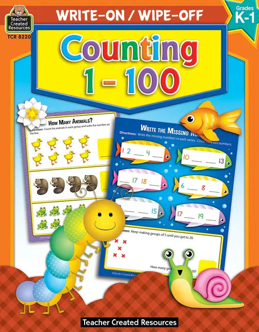 Write-On/Wipe-Off: Counting 1-100 - Paperback