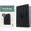 NLT Compact Bible, Filament Enabled (Leatherlike, Regal Lion Black, Red Letter) - Imitation Leather