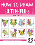How to Draw Butterflies for Kids - Volume 1 - Paperback