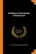 Problems of the Roman Criminal Law - Paperback