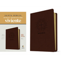 Santa Biblia Ntv, Letra Súper Gigante (Sentipiel, Café Oscuro, Letra Roja) - Imitation Leather