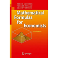 Mathematical Formulas for Economists - Paperback