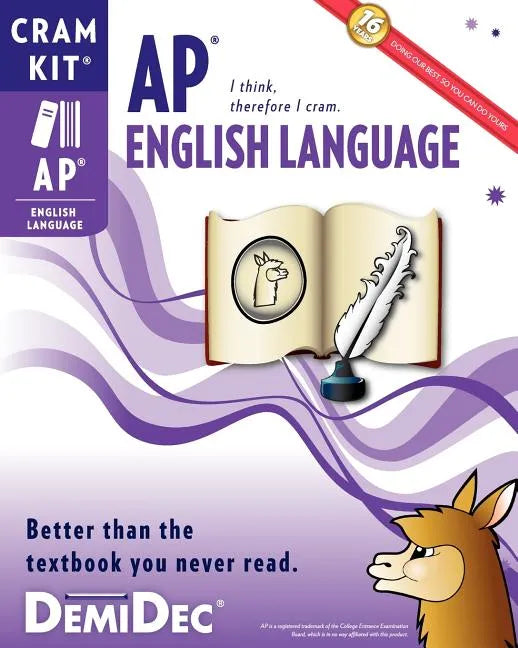 AP English Language Cram Kit: Better than the textbook you never read. - Paperback