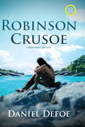 Robinson Crusoe (Annotated, Large Print) - Paperback