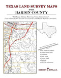 Texas Land Survey Maps for Hardin County - Paperback