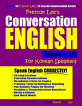 Preston Lee's Conversation English For Korean Speakers Lesson 1 - 20 - Paperback