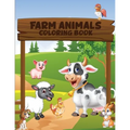 Farm Animals Coloring Book: Simple and Fun Designs: Cows, Chickens, Horses, Ducks and more! - Paperback